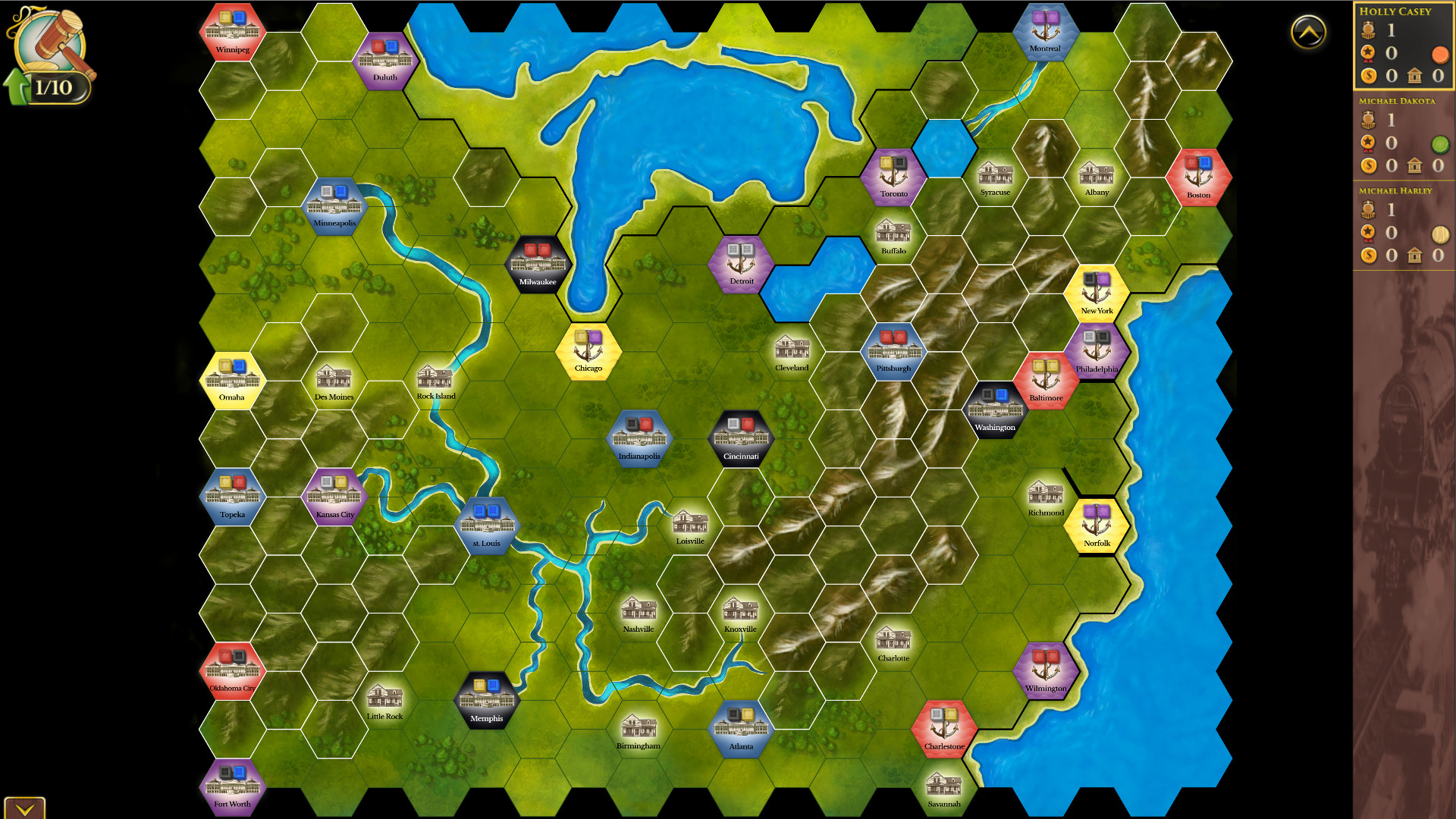 Steam: Rails to Riches - USA-Canada Map Featured Screenshot #1