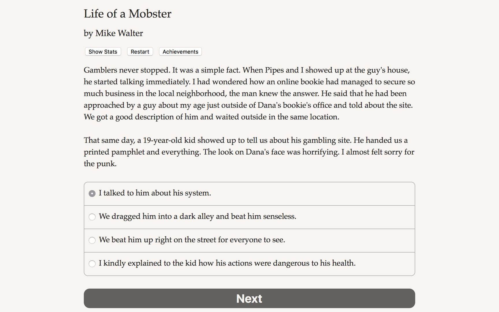 Life of a Mobster Demo #3