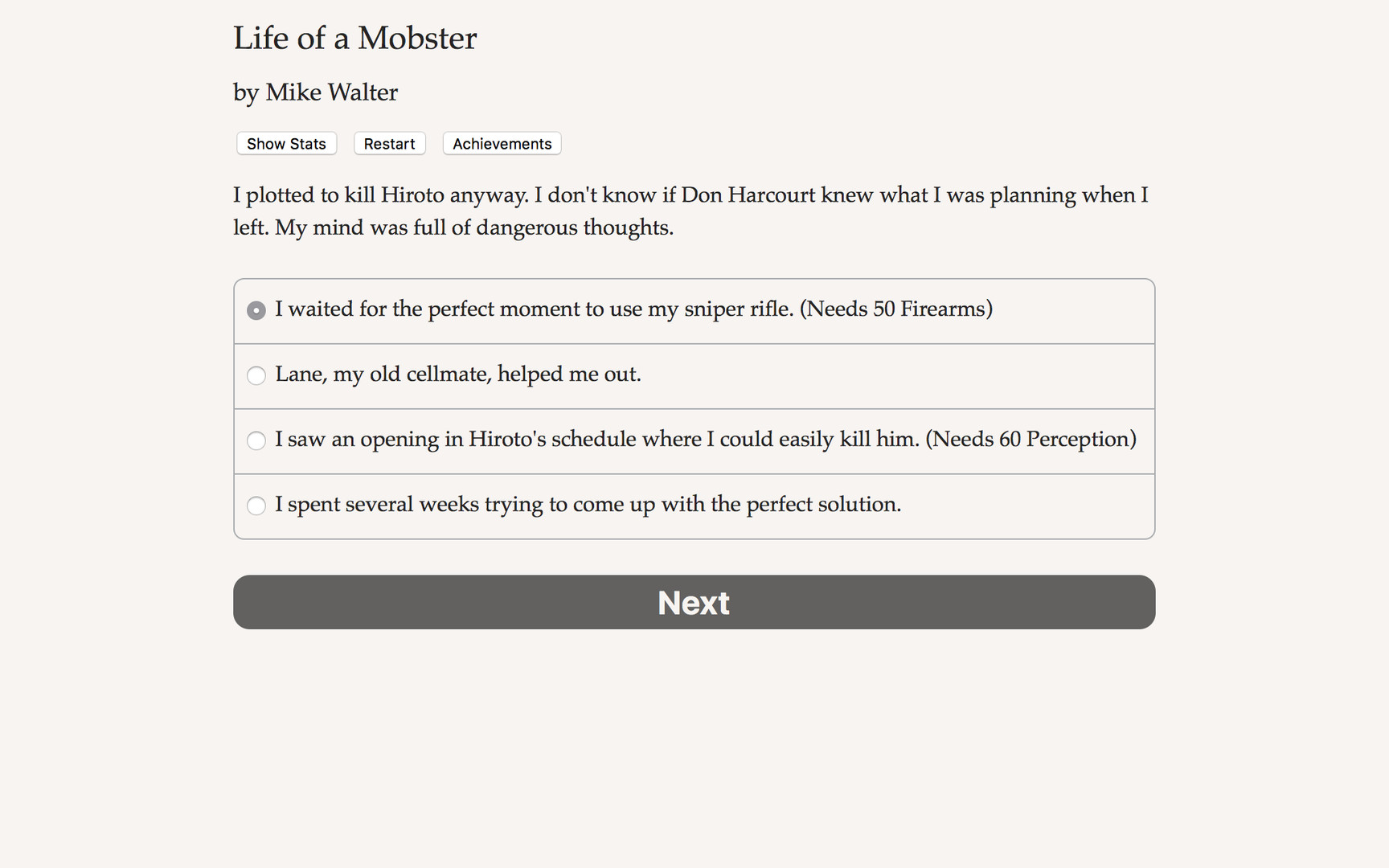 Life of a Mobster Demo #5