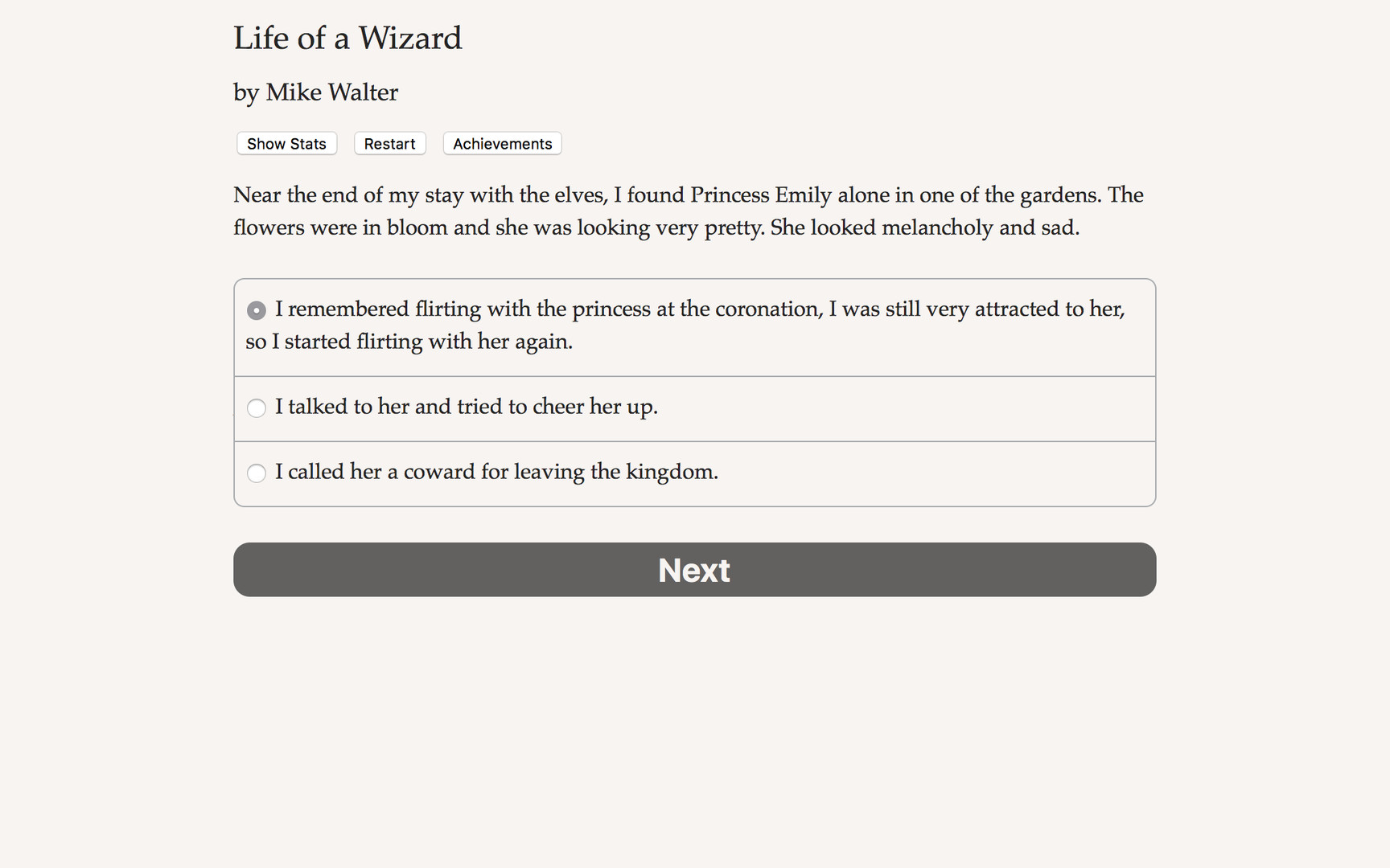 Life of a Wizard Demo #2