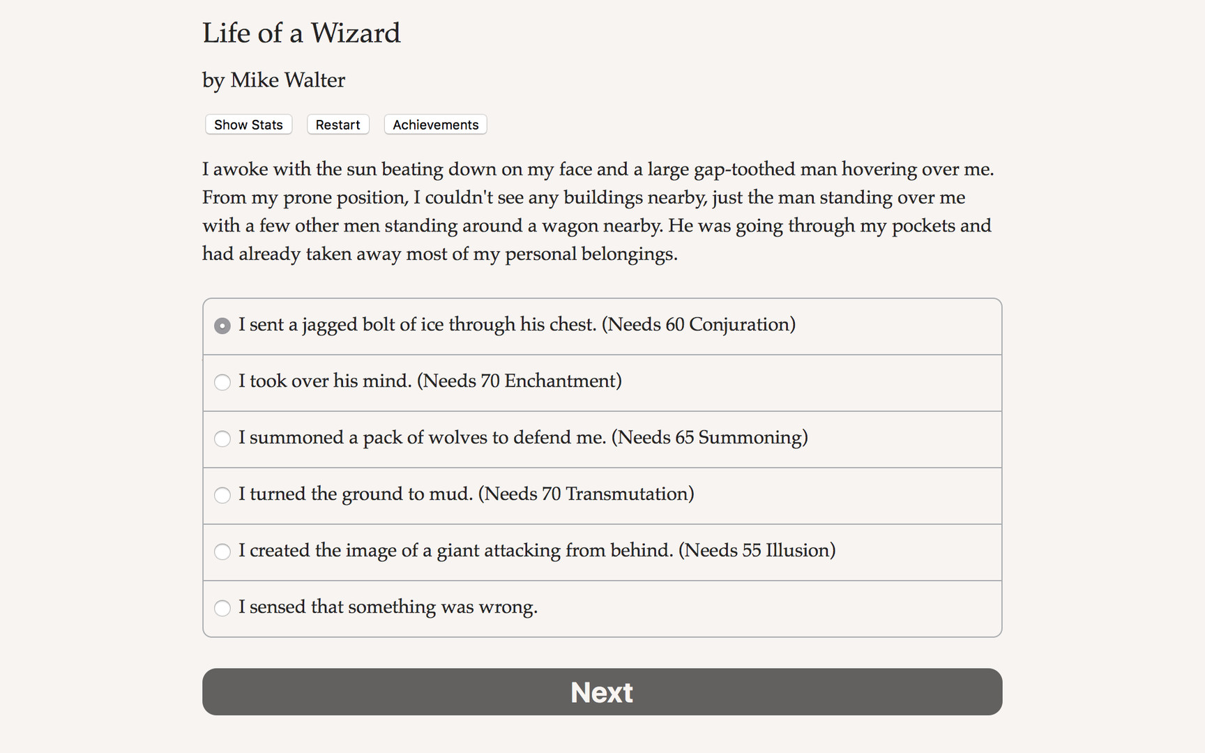 Life of a Wizard Demo #4