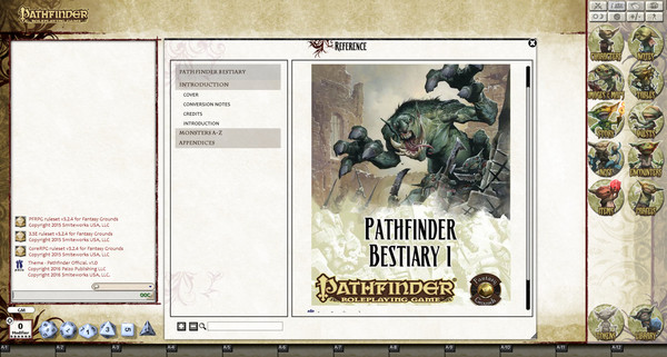 скриншот Fantasy Grounds - Pathfinder RPG - Bestiary 1 Pack (PFRPG) 0