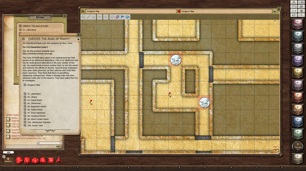 Fantasy Grounds - Mini-Dungeon #023: The Aura of Profit (PFRPG)