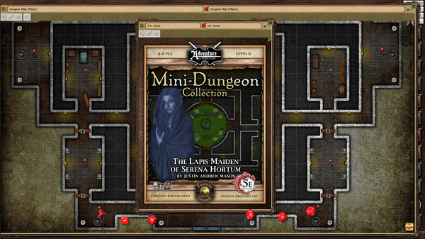скриншот Fantasy Grounds - Mini-Dungeon #024: The Lapis Maiden of Serena Hortum (PFRPG) 0
