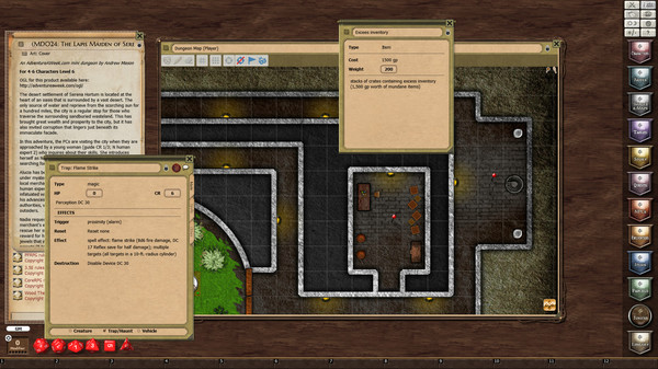 Fantasy Grounds - Mini-Dungeon #024: The Lapis Maiden of Serena Hortum (PFRPG)