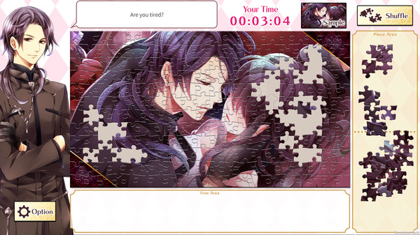 скриншот Otome Romance Jigsaws - Midnight Cinderella & Destined to Love 4