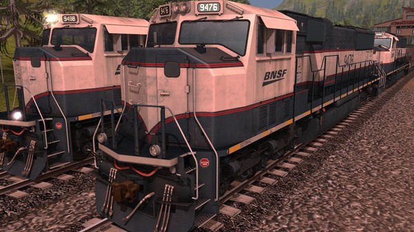 скриншот Trainz 2019 DLC: BNSF Railway EMD SD70MAC Executive Patch 4