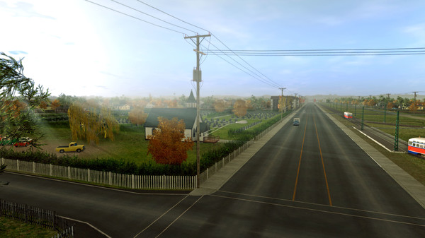 скриншот Trainz 2019 DLC: Season Town Northern Rail Road Route 2