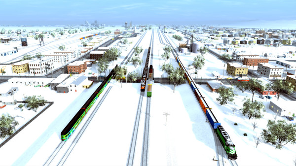 скриншот Trainz 2019 DLC: Season Town Northern Rail Road Route 5