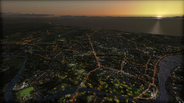 скриншот FSX Steam Edition: Night Environment: France Add-On 5