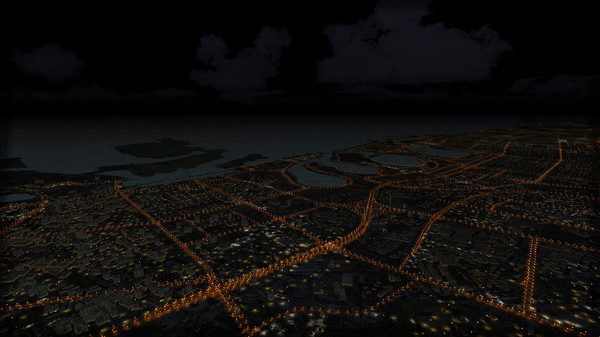 скриншот FSX Steam Edition: Night Environment: Dubai Add-On 4