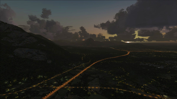 скриншот FSX Steam Edition: Night Environment: Alps 5