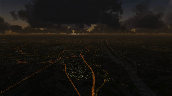 скриншот FSX Steam Edition: Night Environment: Alps 2