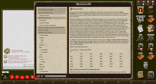 скриншот Fantasy Grounds - Expanding Classes (Castles & Crusades) 2