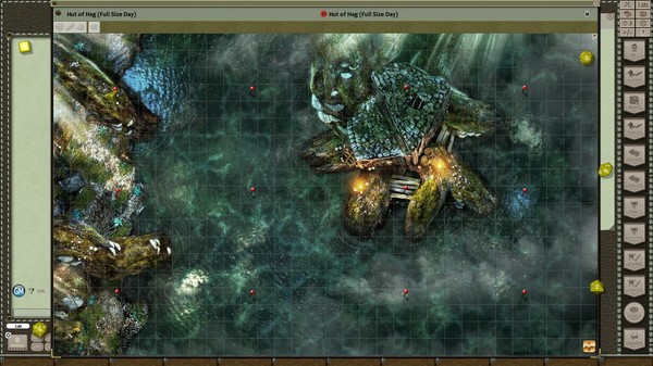 скриншот Fantasy Grounds - Hut of Half-Blood Hag (Map Pack) 0