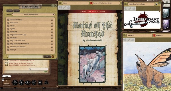 скриншот Fantasy Grounds - Horns of the Hunted (PFRPG) 1