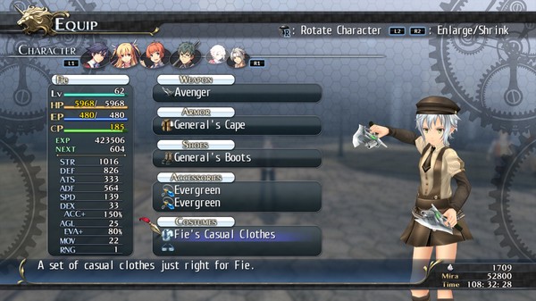 The Legend of Heroes: Trails of Cold Steel - Fie's Casuals The Legend of Heroes: Trails of Cold Steel - Fie's Casuals