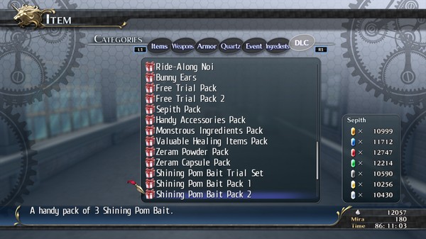 The Legend of Heroes: Trails of Cold Steel - Shining Pom Bait Pack 2 The Legend of Heroes: Trails of Cold Steel - Shining Pom Bait Pack 2
