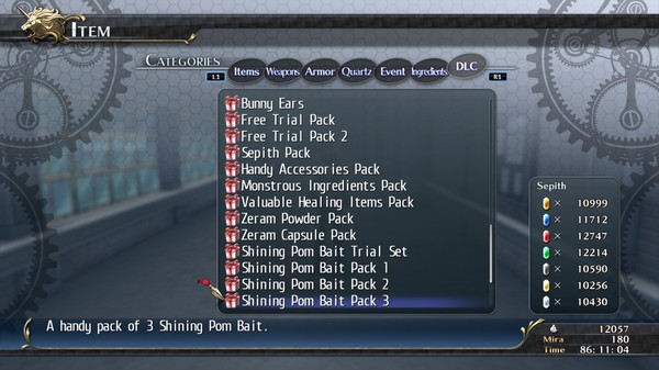 The Legend of Heroes: Trails of Cold Steel - Shining Pom Bait Pack 3 The Legend of Heroes: Trails of Cold Steel - Shining Pom Bait Pack 3