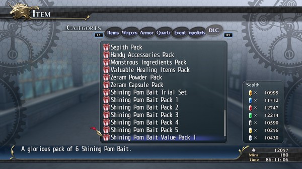 The Legend of Heroes: Trails of Cold Steel - Shining Pom Bait Value Pack 1 The Legend of Heroes: Trails of Cold Steel - Shining Pom Bait Value Pack 1