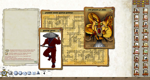 скриншот Fantasy Grounds - Daring Tales of Adventure 04: The Talons of LoPeng (Savage Worlds) 2