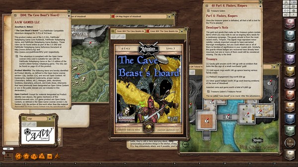 скриншот Fantasy Grounds - B04 The Cave Beast Hoard (PFRPG) 0