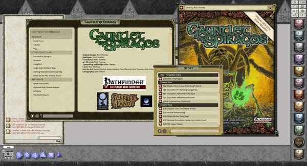 скриншот Fantasy Grounds - Gauntlet of Spiragos (PFRPG) 0
