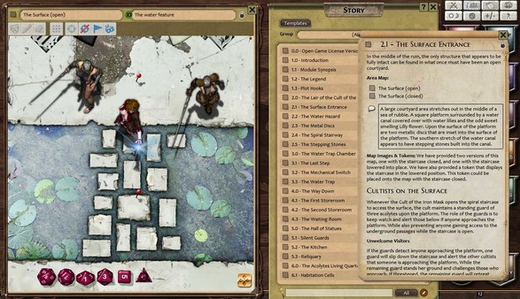 скриншот Fantasy Grounds - Compass Point 02 - Cult of the Iron Mask (3.5E) 4