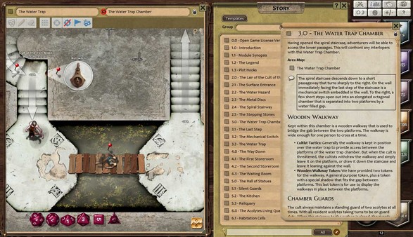 скриншот Fantasy Grounds - Compass Point 02 - Cult of the Iron Mask (3.5E) 2