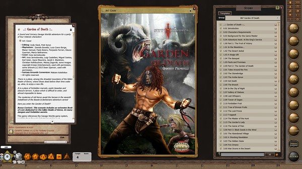 скриншот Fantasy Grounds - Beasts & Barbarians: Garden of Death (Savage Worlds) 0