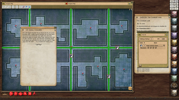 скриншот Fantasy Grounds - Mini-Dungeon #025: The Choker Lair (PFRPG) 2