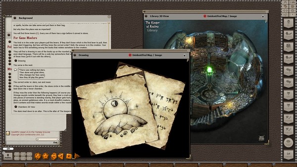 скриншот Fantasy Grounds - The Keeper of Realms (Map Pack) 2