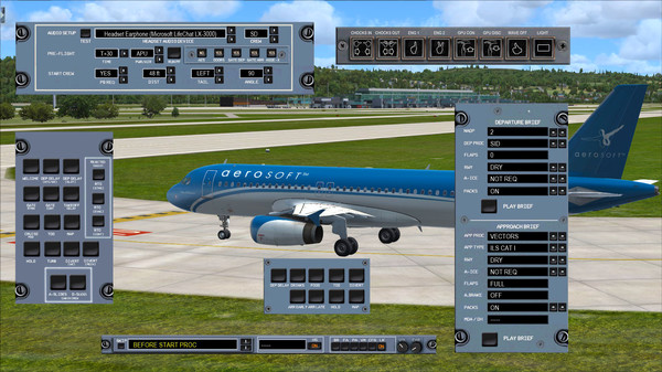 скриншот FSX: Steam Edition - FS2Crew Airbus Tools 3