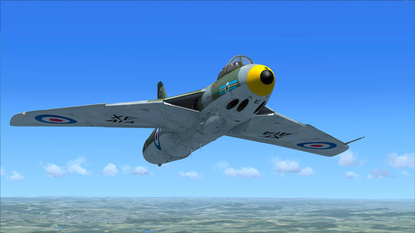 скриншот FSX Steam Edition: Hawker Hunter F.6/FGA.9 Add-On 0