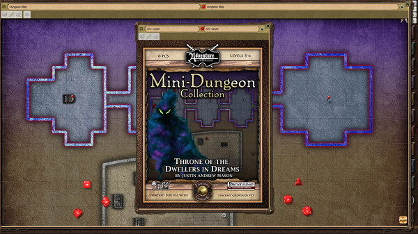 скриншот Fantasy Grounds - Mini-Dungeon #028: Throne of the Dwellers in Dreams (PFRPG) 0