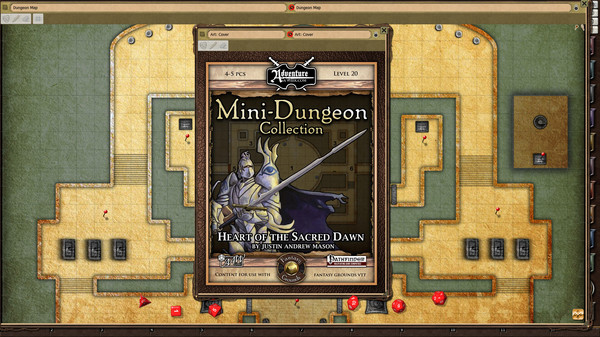 скриншот Fantasy Grounds - Mini-Dungeon #029: Heart of the Sacred Dawn (PFRPG) 0