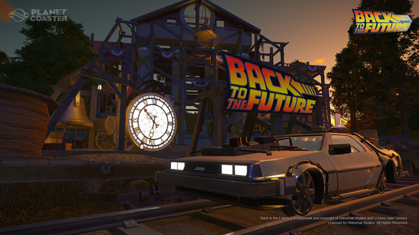 скриншот Planet Coaster - Back to the Future Time Machine Construction Kit 0