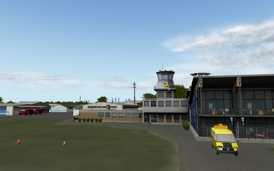 скриншот X-Plane 11 - Add-on: Aerosoft - Airport Frankfurt-Egelsbach 3