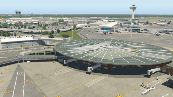 скриншот X-Plane 11 - Add-on: Aerosoft - Airport John F. Kennedy International 0