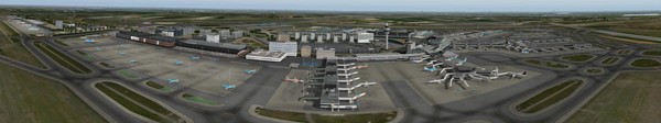 скриншот X-Plane 11 - Add-on: Aerosoft - Airport Amsterdam 3