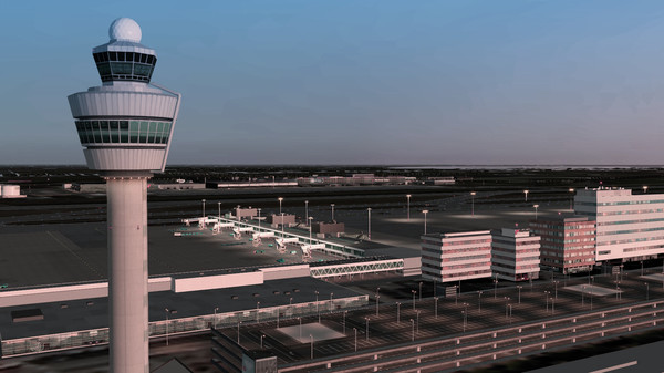 скриншот X-Plane 11 - Add-on: Aerosoft - Airport Amsterdam 0