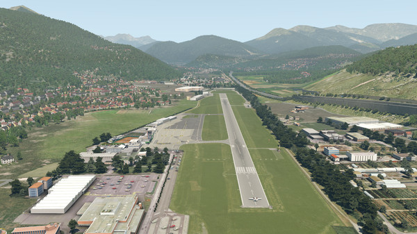 скриншот X-Plane 11 - Add-on: Aerosoft - Airport Lugano 1