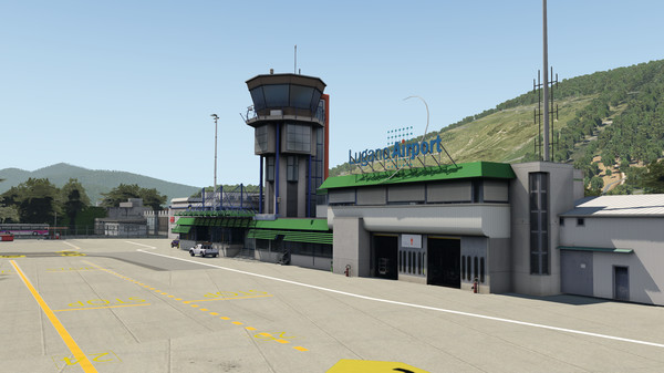 скриншот X-Plane 11 - Add-on: Aerosoft - Airport Lugano 0