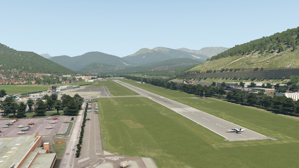 скриншот X-Plane 11 - Add-on: Aerosoft - Airport Lugano 2