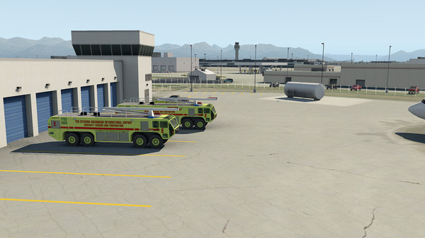 скриншот X-Plane 11 - Add-on: Aerosoft - Airport Anchorage 5