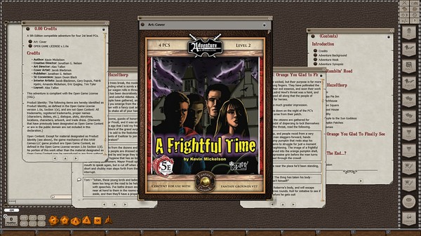 скриншот Fantasy Grounds - BASIC02: A Frightful Time (5E) 0