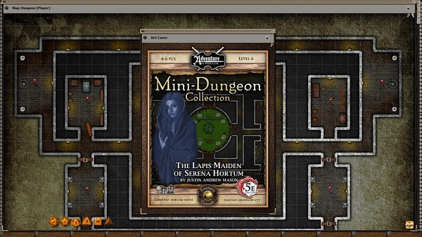 скриншот Fantasy Grounds - Mini-Dungeon #024: The Lapis Maiden of Serena Hortum (5E) 0