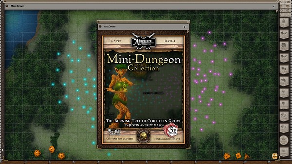 Fantasy Grounds - Mini-Dungeon #030: The Burning Tree of Coilltean Grove (5E)