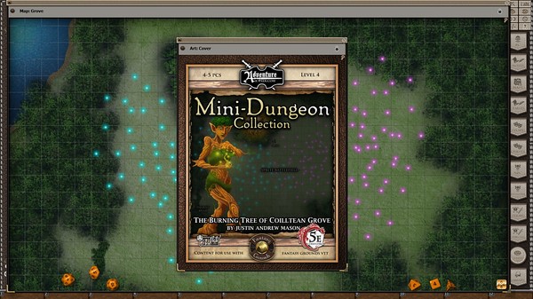 скриншот Fantasy Grounds - Mini-Dungeon #030: The Burning Tree of Coilltean Grove (5E) 0