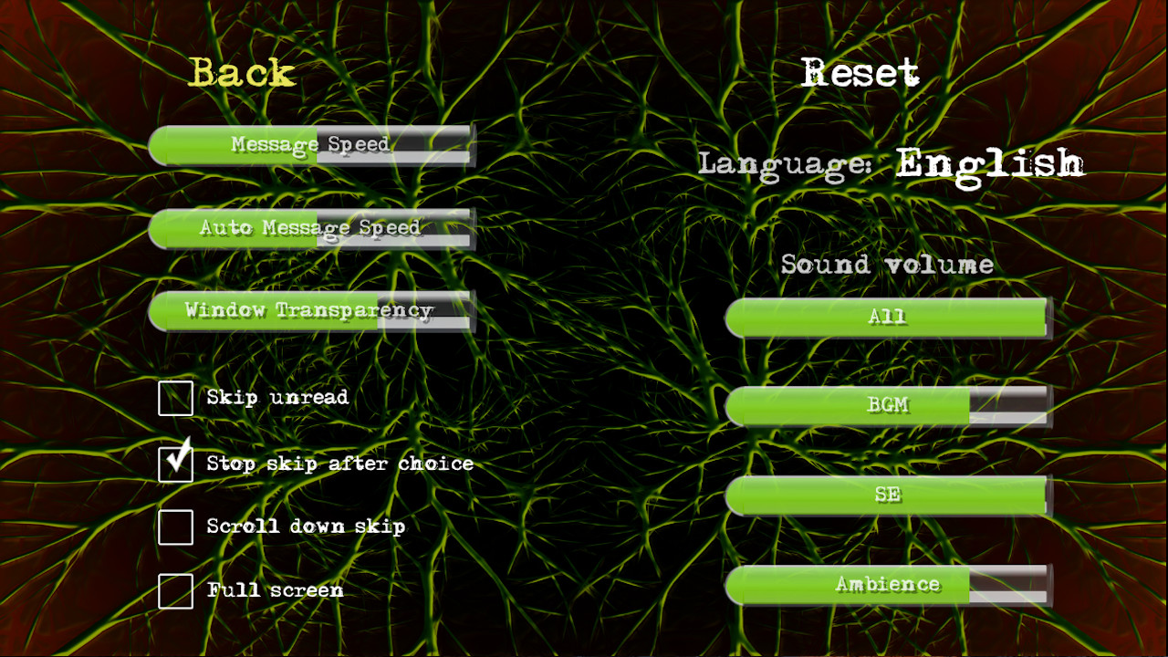 OMEGA PATTERN - VISUAL NOVEL Demo #6